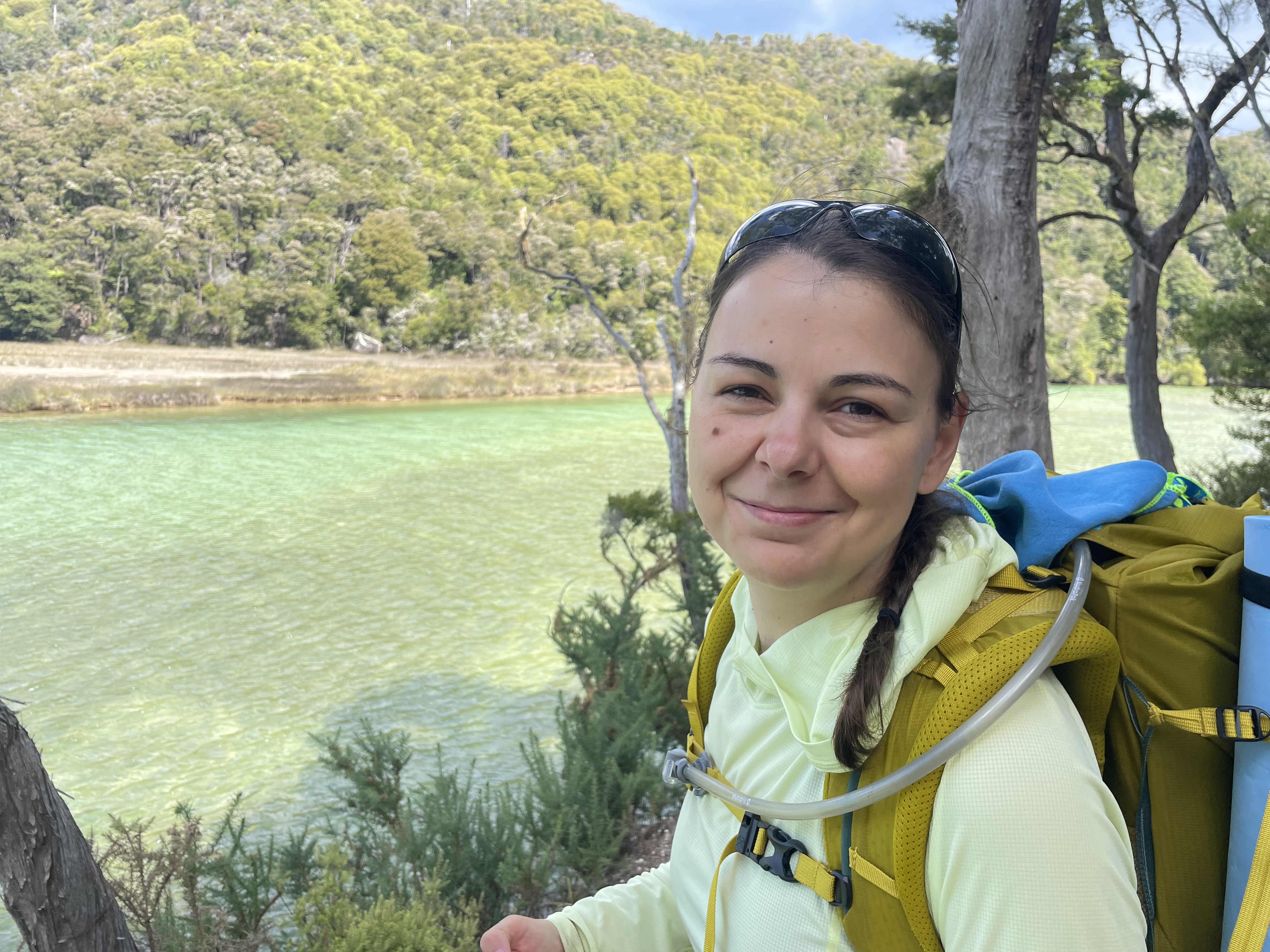 Portrait photo from a hike (New Zealand)