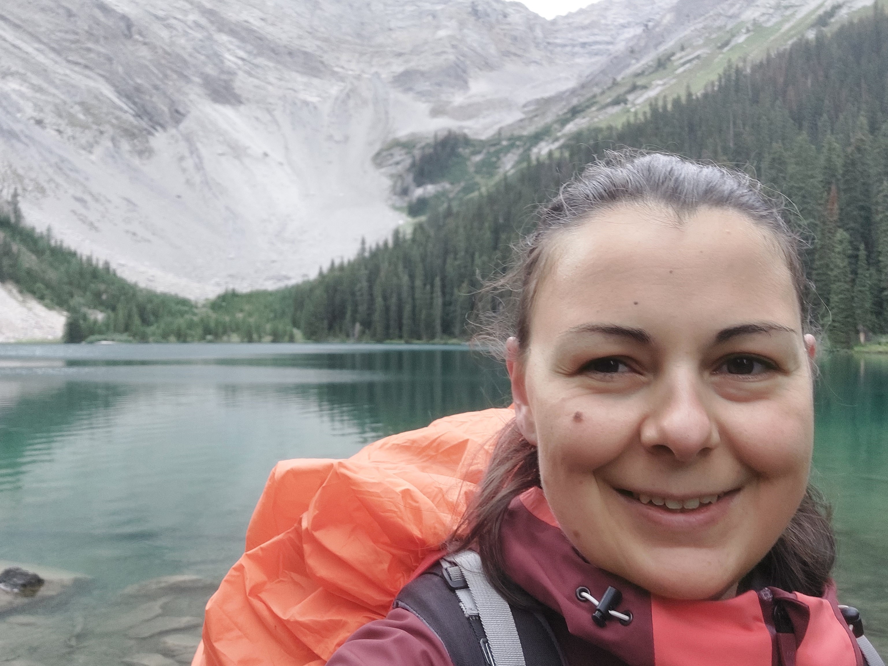 Portrait photo from a hike (Canada)